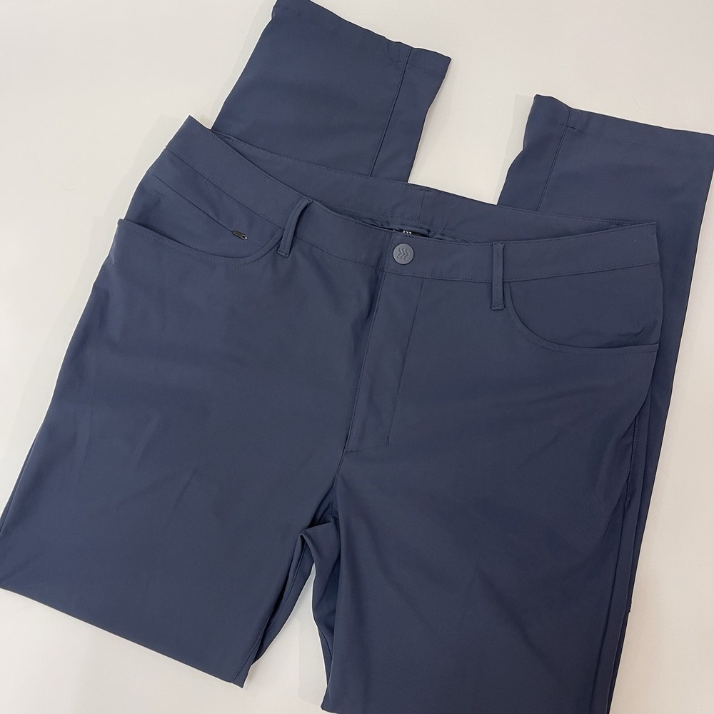 All In Motion Mens Dry Fit Active Pant Navy 36x32